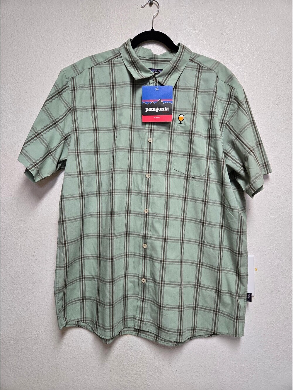 Patagonia Organic Cotton New Belgium Plaid Button Shirt Men’s XL New with tags
